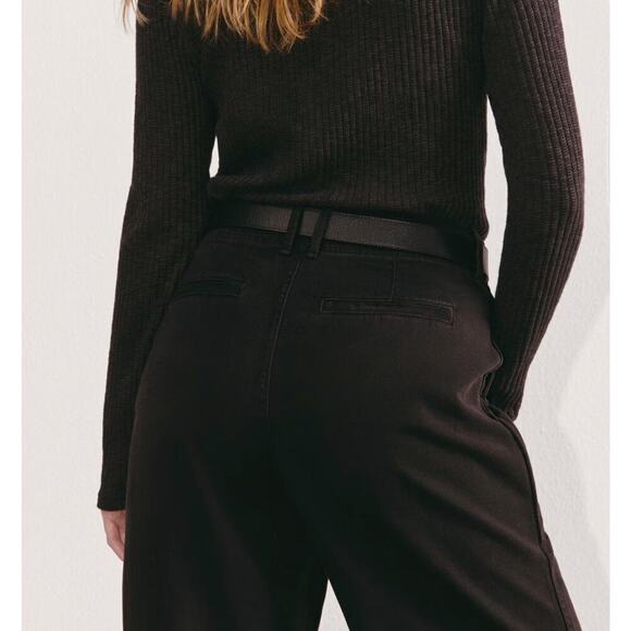 Everlane The Utility Pant in Buttersoft Black Size 00 - Picture 3 of 7